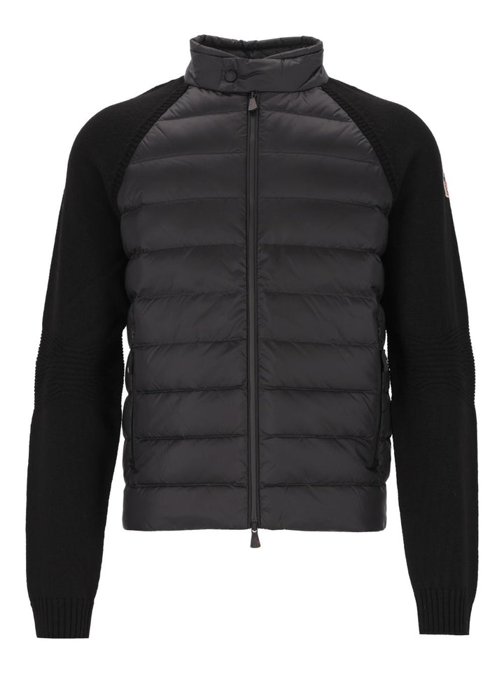 Moncler Grenoble Cárdigan Punto Negro