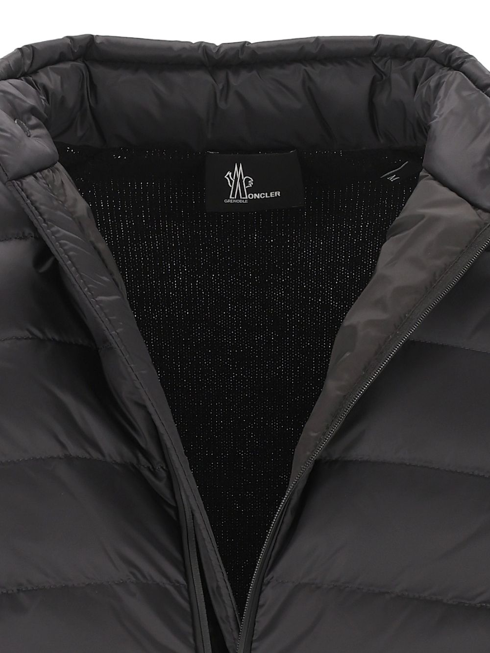 Moncler Grenoble Cárdigan Punto Negro