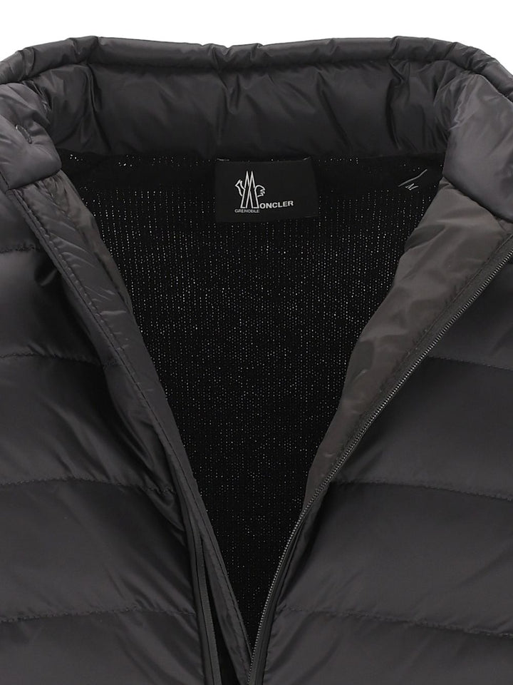 Moncler Grenoble Cárdigan Punto Negro