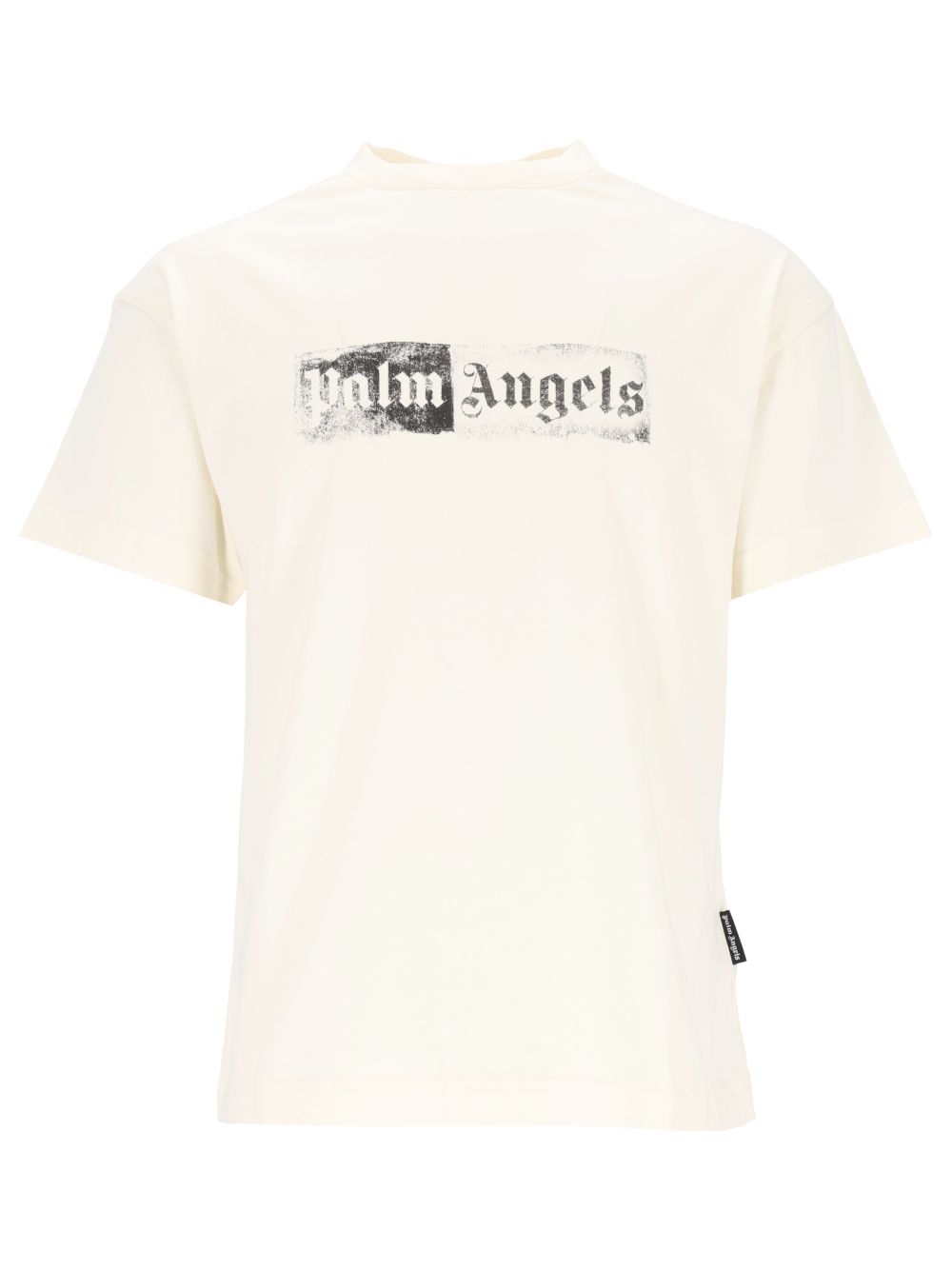 Palm Angels Con Logo Estampado Camiseta Blanco