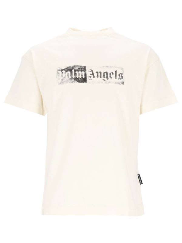 Con Logo Stampato T shirt Bianco