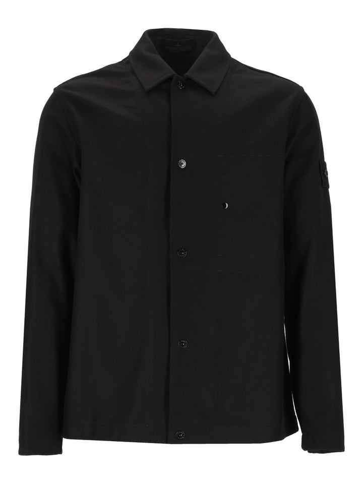 Stone Island Coated Giacche - Nero | 90d77fa4c76c6bdd0856827d674450667bf31b7a