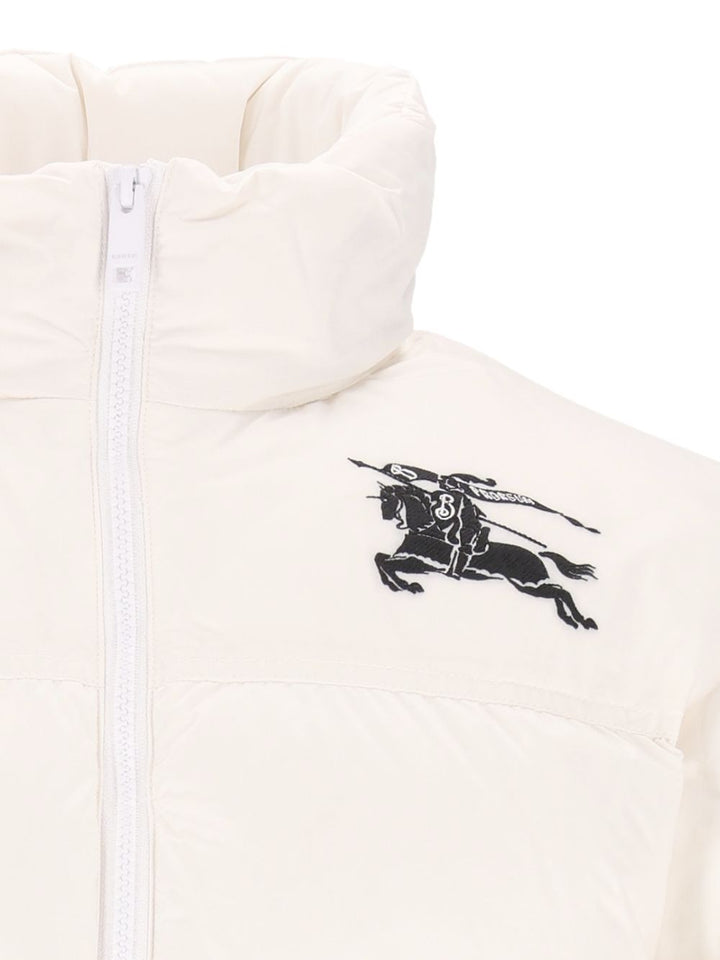 Burberry Highlands Puffer Jacket Coats - Bianco | 6904052e46406c0315742f2de1ba21748b9076e3