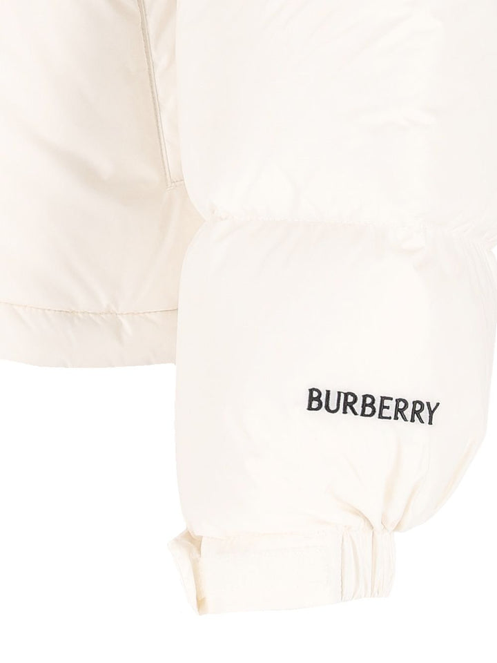 Burberry Highlands Puffer Jacket Coats - Bianco | 48f2db5b4f110c383f35eea4e24f582df9375e8d