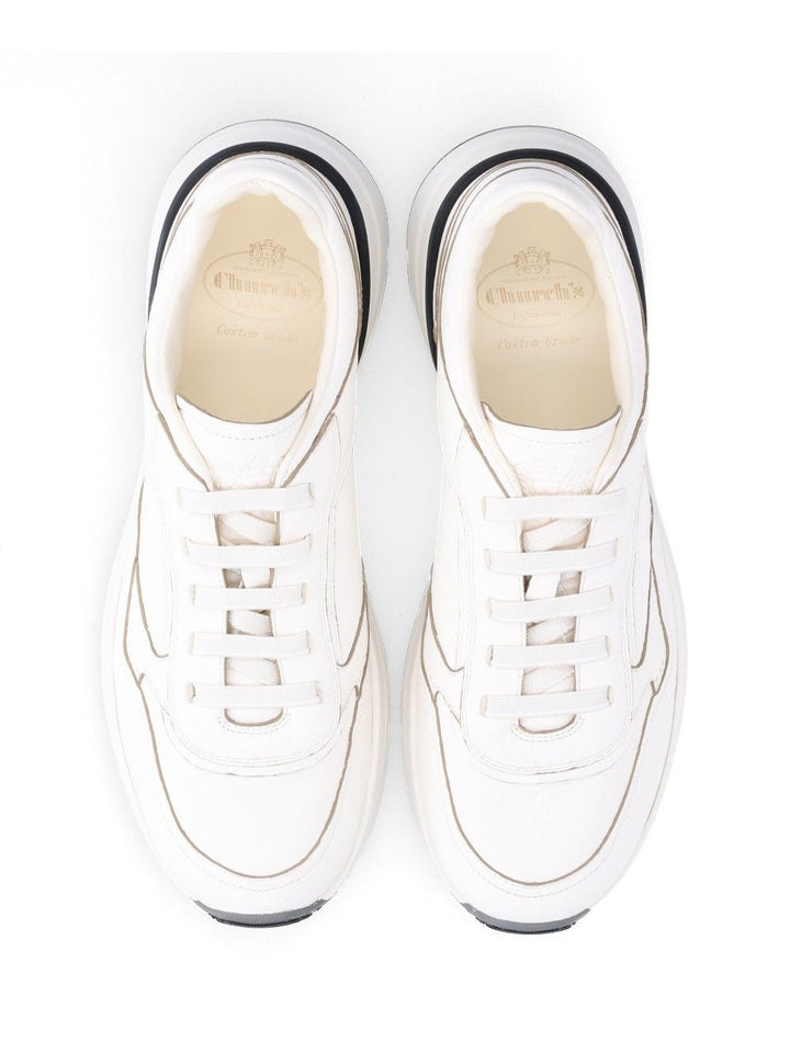Church's Deerskin Sneakers Blanc