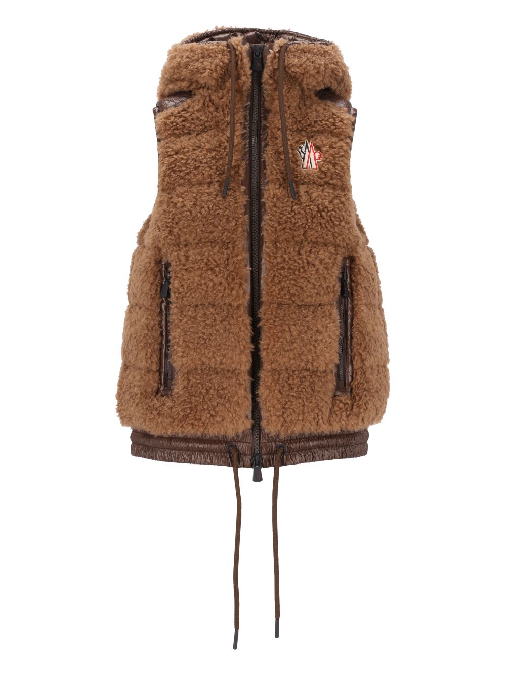 Moncler Grenoble Padded Ski Vest Giacche - Marrone | 27f2100d80257afa187762c5eb8de3ad56d67da9