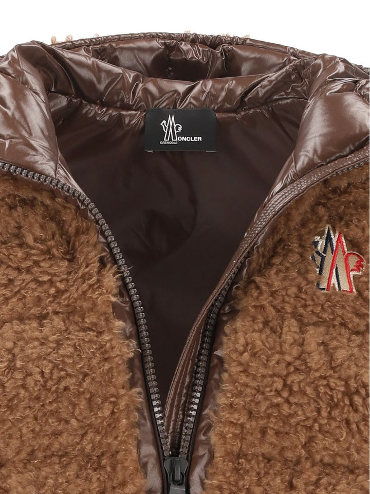 Moncler Grenoble Padded Ski Vest Giacche - Marrone | 70b4337ab4e8eabe445818b664f89623f1e12751