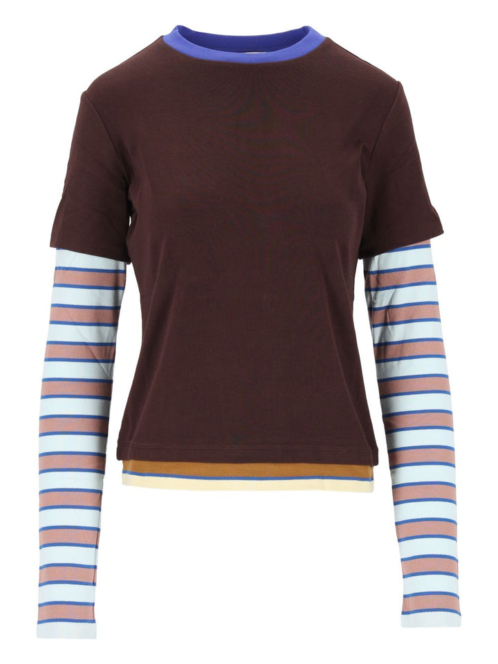 Staud Dillon Tee T-Shirt - Multicolor | 86247558036aab0aea8f7bd57e3986dc5d2bcbff
