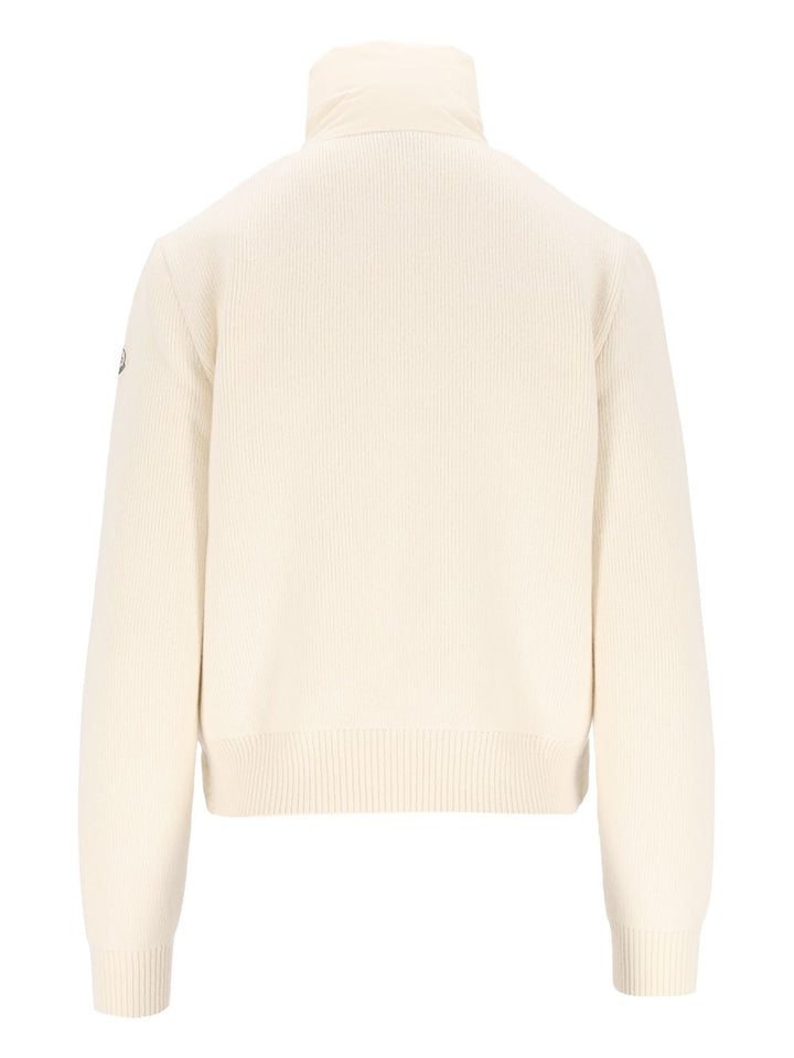 Moncler Cárdigan Punto Blanco