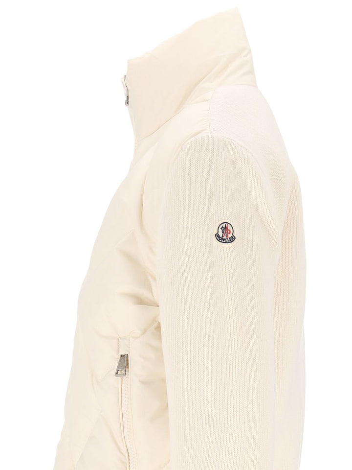 Moncler Cárdigan Punto Blanco