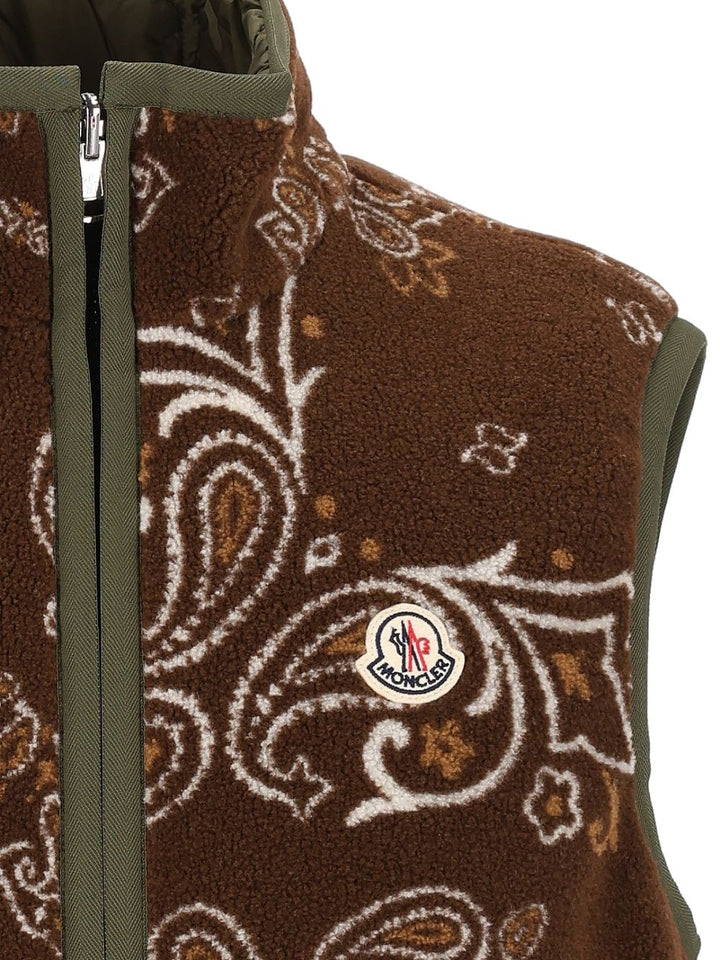 Moncler Reversible Vest Coats - Verde | 5be5c86336485954dfc95bc9e632c5d3d529a4bb
