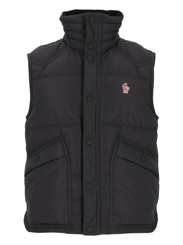 Moncler Grenoble Evans Padded Gilet Giacche - Nero | 02b1fca38406feb262355913a5d0143c161acd91