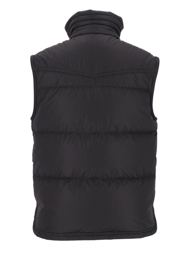 Moncler Grenoble Evans Padded Gilet Giacche - Nero | 45de7f3aa872445bfb9d6cc2cb208259e62a28e1