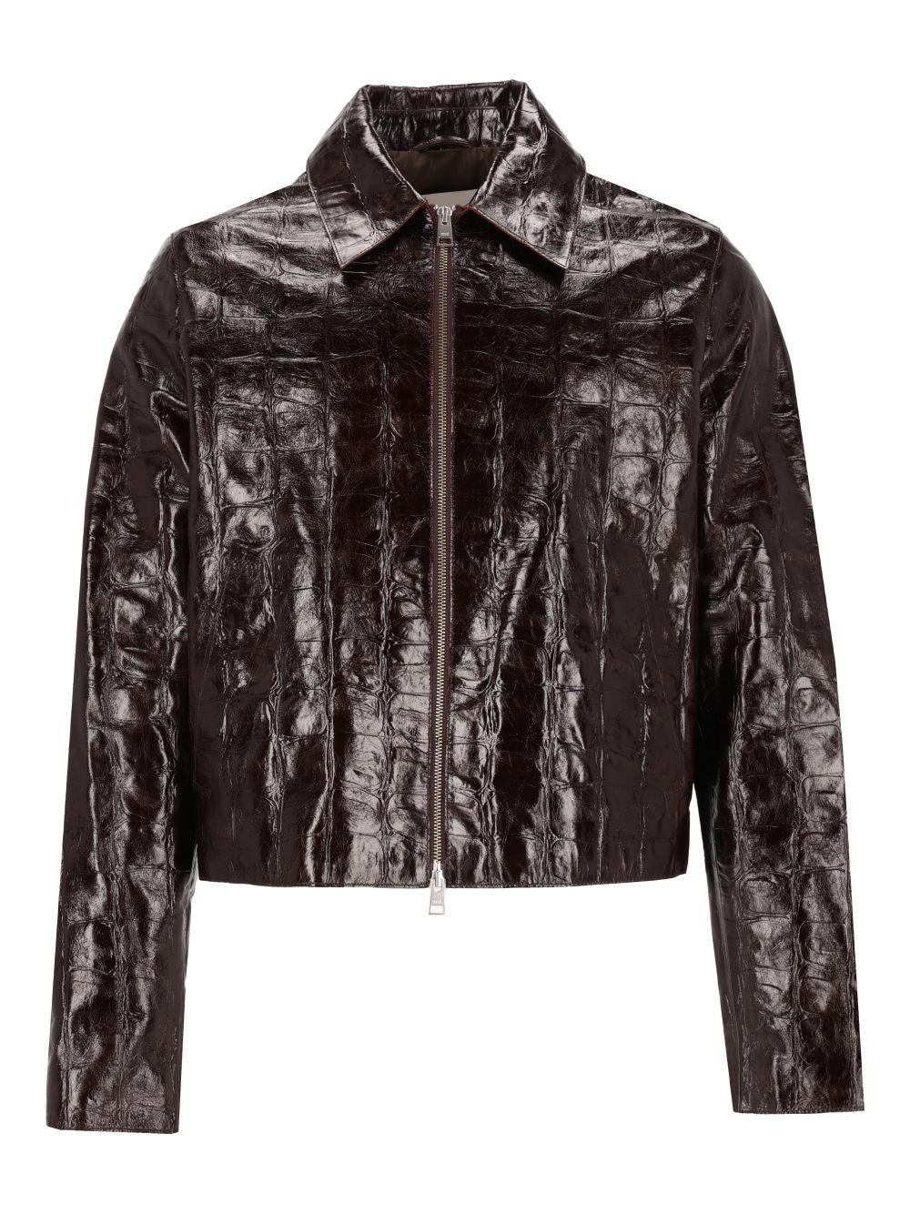 Ami Jacket With Crocodile-Effect Print Giacche - Bordeaux | 5892b64c7fef287d6ab7c94c38529e555a6ecccc