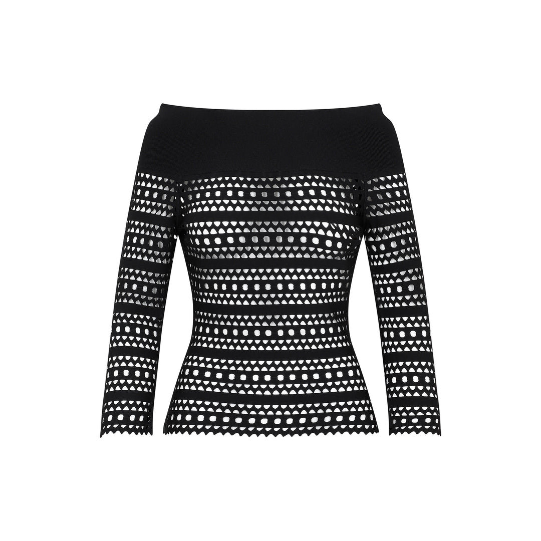 AlaÏA TOP - Nero | be1a7284326f635762aa75a33f98216a869c96c3