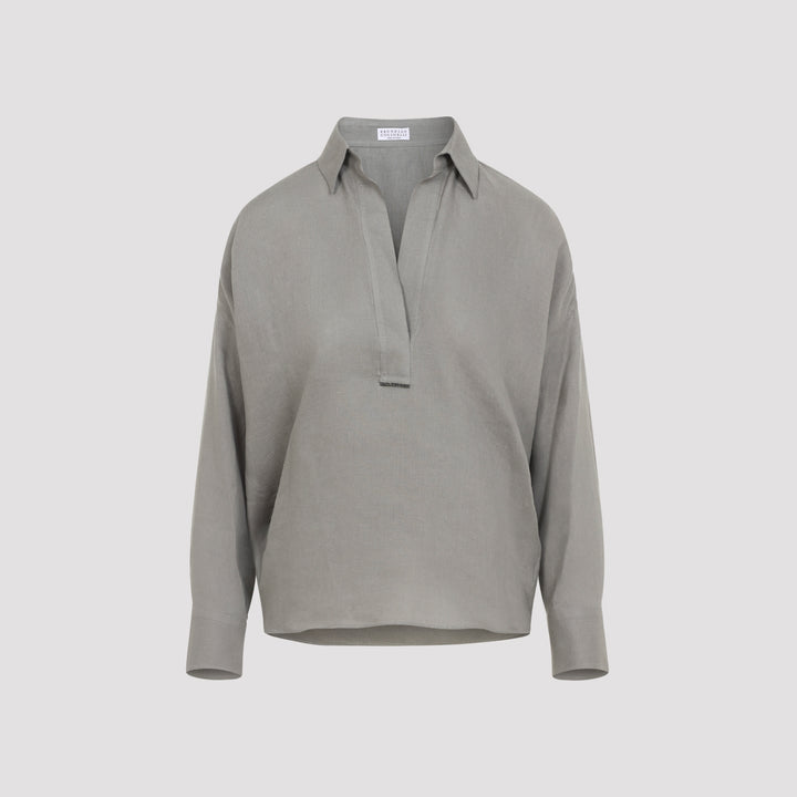 Brunello Cucinelli Blouse - Verde | 511dea64afd81c8d9ff01a473d3aa82bb35277c1