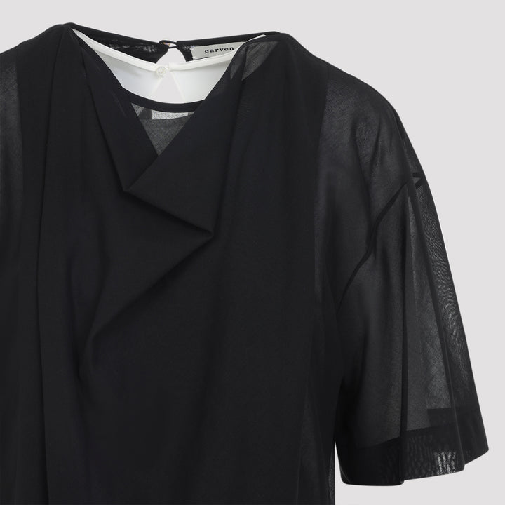 Carven Midi dresses - Nero | 31ce7c113ab1e4d409d9e8a6bf5ca8ae3ab87a89