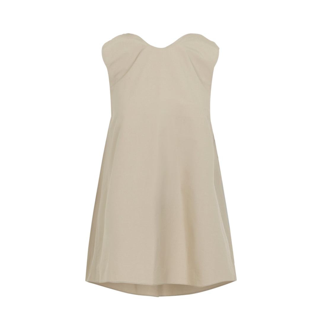 Carven Top - Nude & Neutrals | e8a34687f27d8e64b47bc6e3d7ed8fd48ed3f451