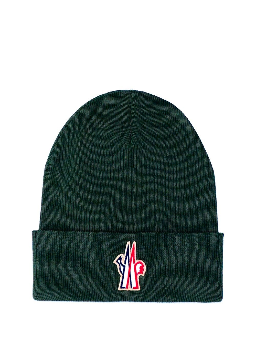Moncler Grenoble Logo-Branded Wool Beanie Cappelli - Verde | 86836e712c556e86cfa6bb123d9a7b8201846e50