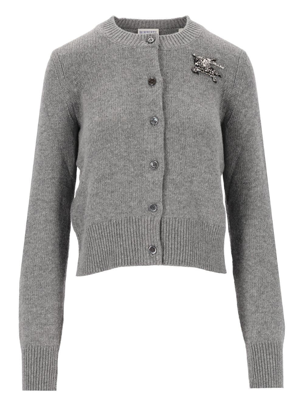 Burberry Ekd Cardigan Knitwear - Grey | 369a4acee4163d07849a684c0a7eb3e447fb467e