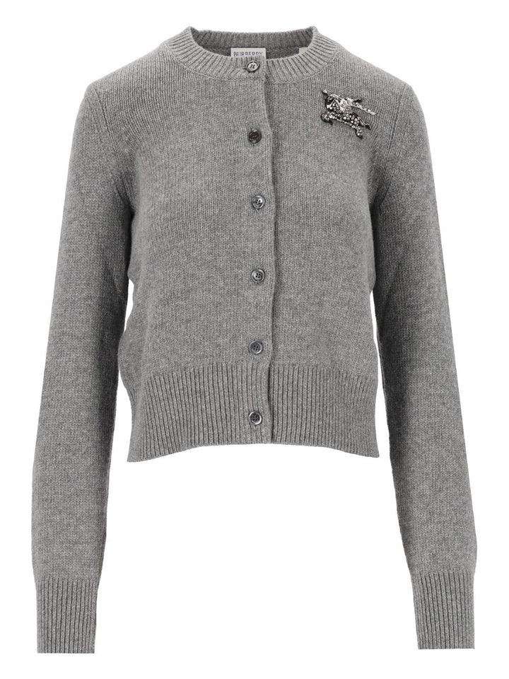 Burberry Ekd Cardigan Knitwear - Grey | 369a4acee4163d07849a684c0a7eb3e447fb467e