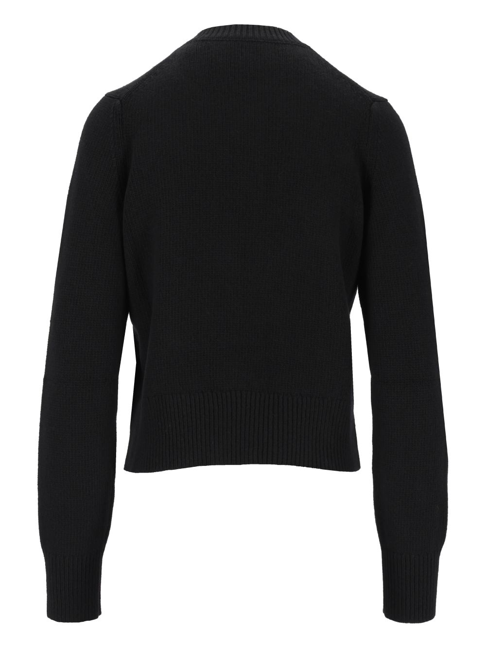 Burberry Wool And Cashmere Cardigan With Ekd Knitwear - Nero | 7d3caff93b6f9e41947f1f361ada60f9130f3772
