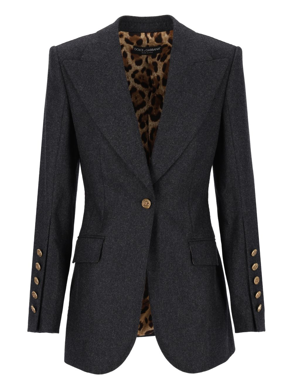 Dolce & Gabbana Turlington Single-Breasted Jacket Giacche - Nero | a0b810def3260b84608dec5deec4220e6a372d51