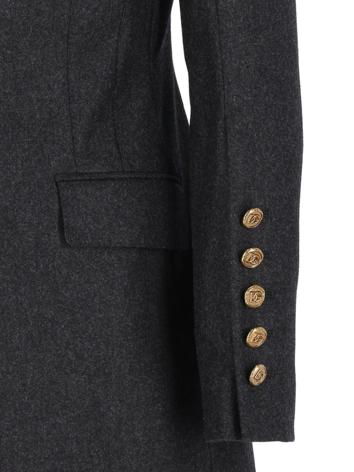 Dolce & Gabbana Turlington Single-Breasted Jacket Giacche - Nero | 1048f4c8884191d563089820997ba245762fc7cb