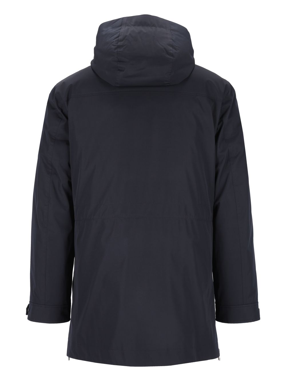 Corneliani Hooded Long Down Jacket Giacche - Blu | db5d2e1eff5f13803e46775045971499e9ccb4b1