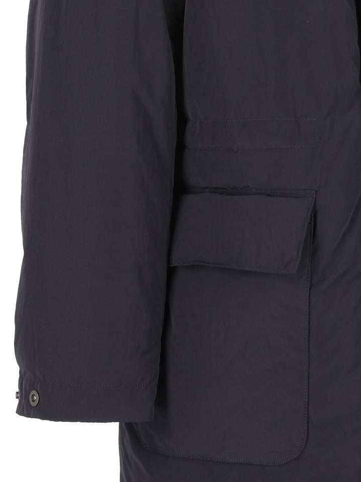 Emporio Armani Parka mit Logo Jacken Blau