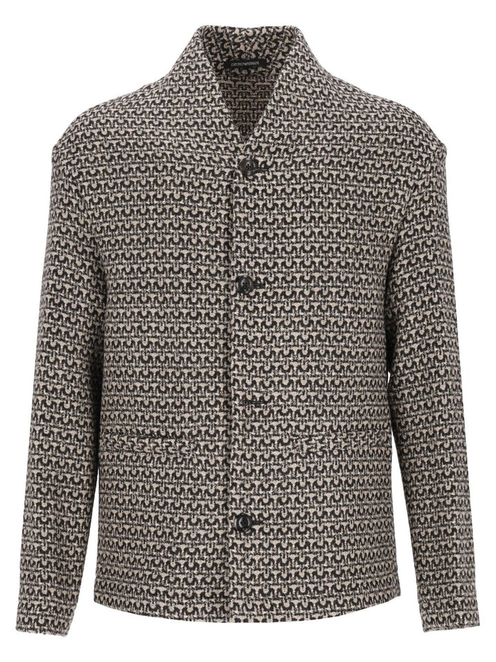 Emporio Armani Unstructured Jacket Giacche - Multicolor | c01fa334b4d58e344bbbe767091c584d6088b5af