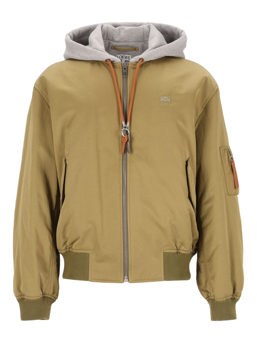Loewe Technical Fabric Bomber Jacket Giacche - Verde | 51181f76d871aa193edc5eba250e774171523eaa