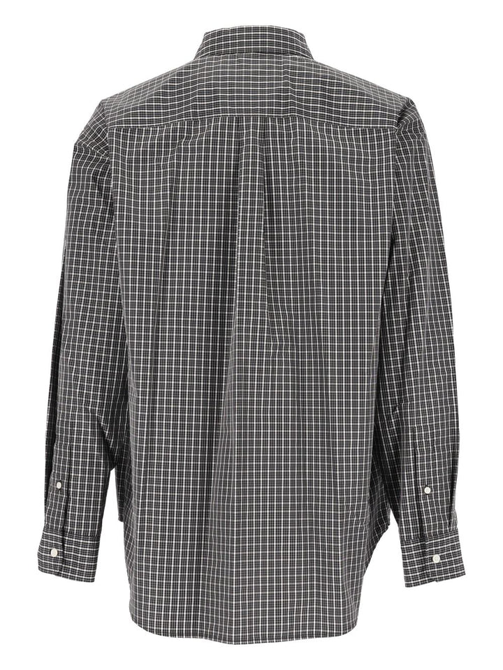 Loewe Technical Cotton Shirt Shirts - Nero | 722a34ab6f6b0612386b6a5f1177ec7ae41b3e9e