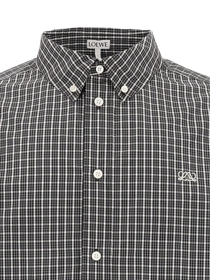 Loewe Technical Cotton Shirt Shirts - Nero | a998579cceb693dfc3359da50e8c0c3da62f5e87