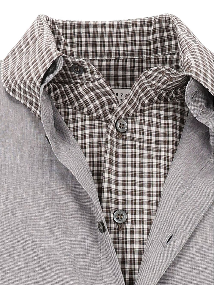 Maison Margiela Double Camisas Gris