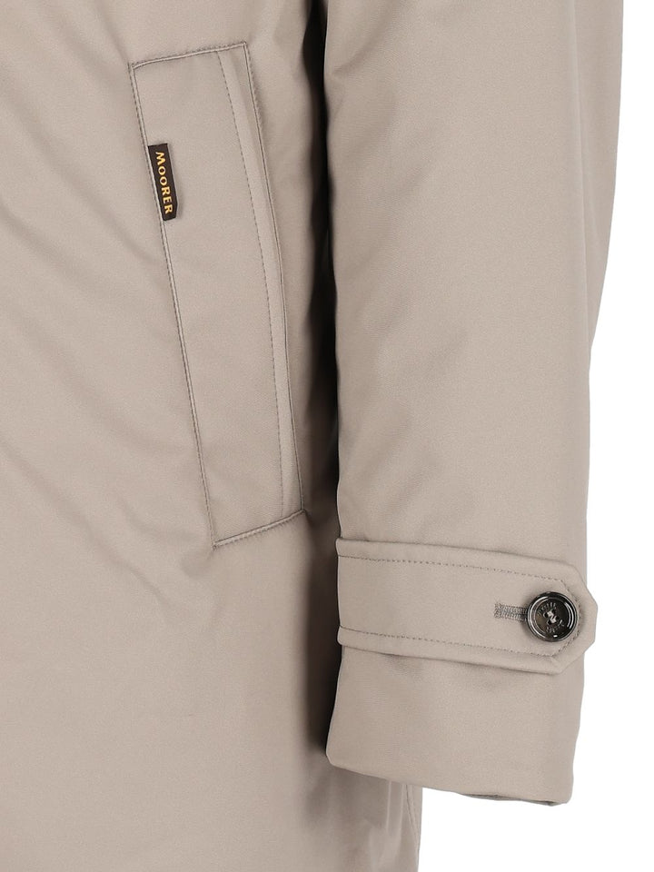 Moorer Ralli Technical-Fabric Coat Giacche - Grey | 430aead91c867a05f8dd5ac4cf4ef142a7d95c75