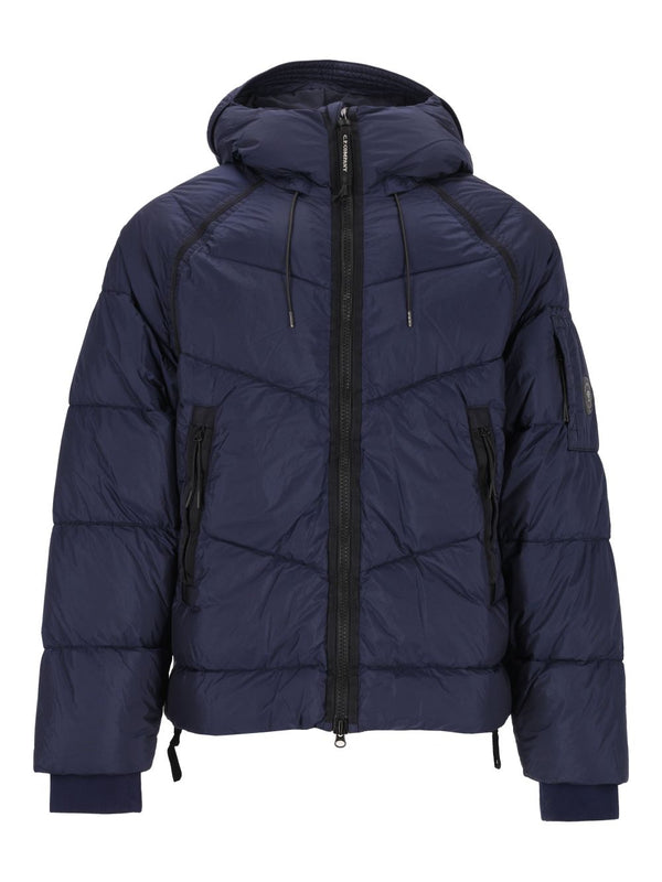 Outerwear Medium Jacket In Down Shield Coats Blue
