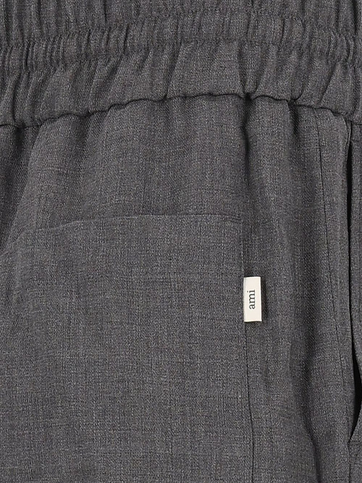 Ami Sartorial Trousers - Grey | cb16233f25fcfd05c25407044fbbf78ff0bad695