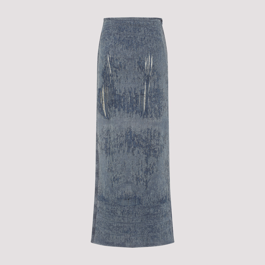 Diesel Long skirts - Blu | 1801799c006641aaa50bb4006d558b14e28fa475