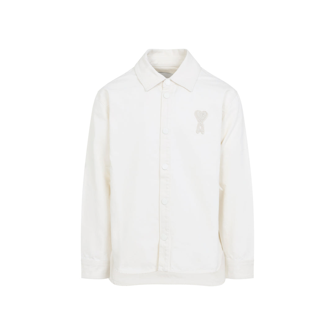 Ami Paris Shirts - Bianco | 2312eede327515386013d64618babab172b43d46