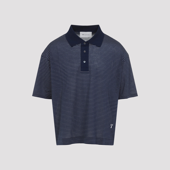 Ami Paris Polo - Blu | de3bae8c3289889949f6e76c8d3237c3af45d362
