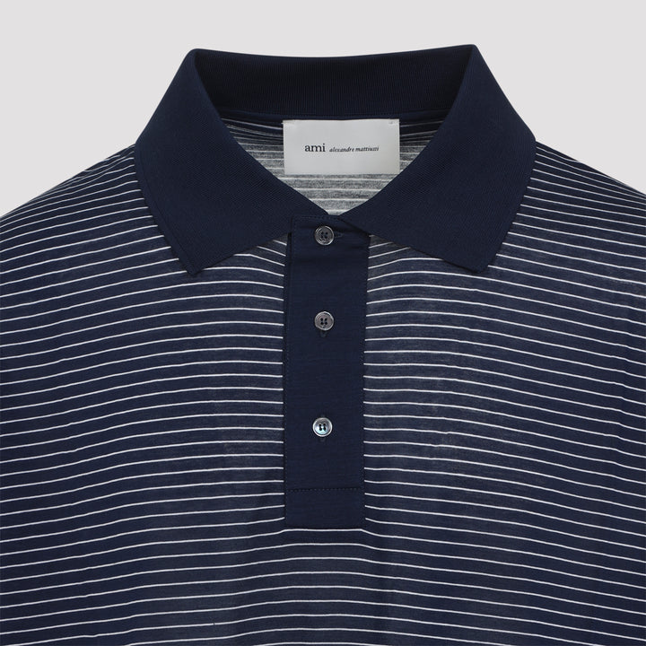 Ami Paris Polo - Blu | f880b9d39c022ebebc5803337c1ef0617001ab4c