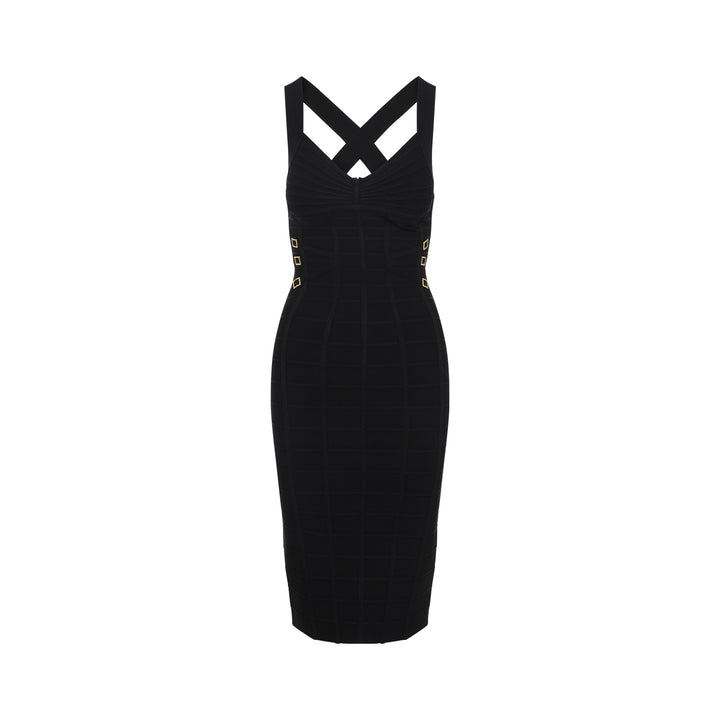Elisabetta Franchi Midi dresses - Nero | 5227f192a6c0d789fa45c991d1c8fe4636e3e80b