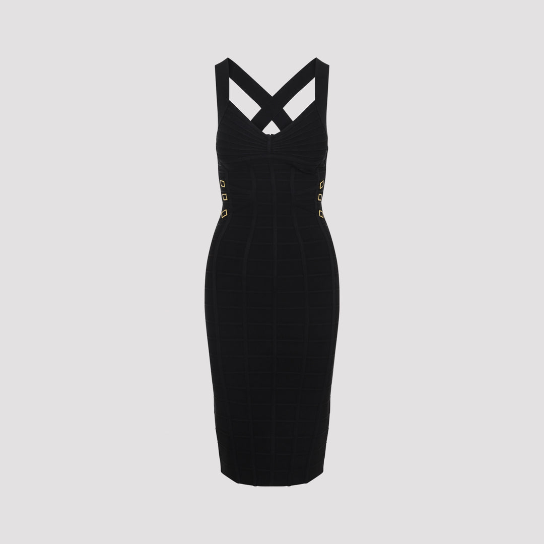 Elisabetta Franchi Midi dresses - Nero | f3c12e570082e68717c6076794c87aaf6c3bf3b9