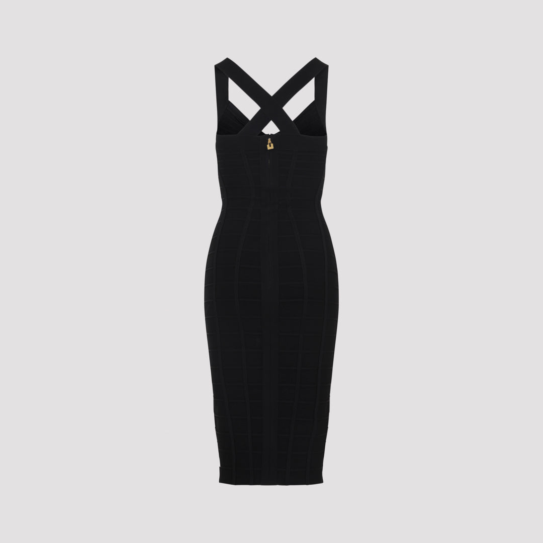 Elisabetta Franchi Midi dresses - Nero | 4b33c73fb9104c5f34a862a984b0b616085ed165