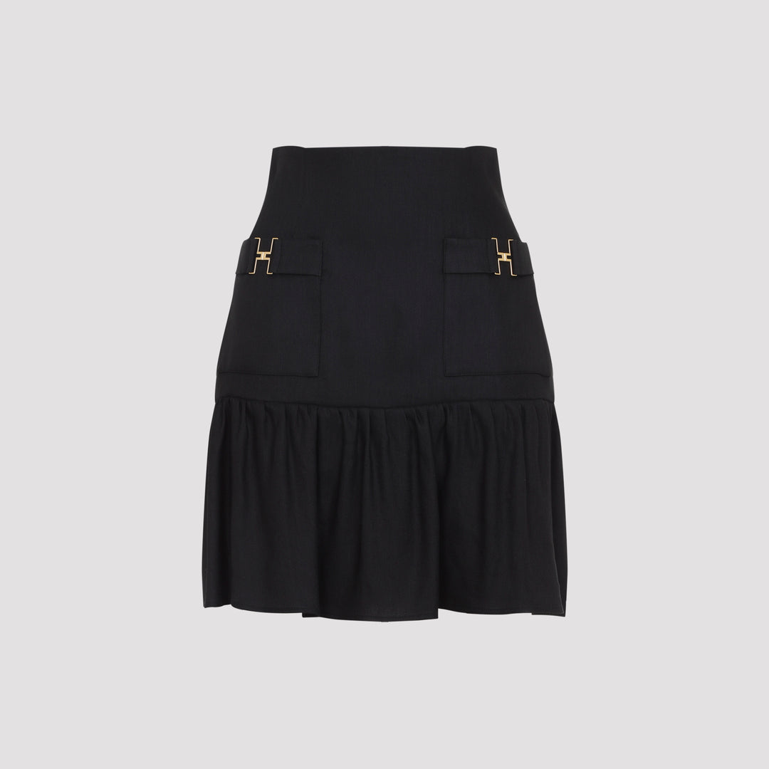 Elisabetta Franchi Mini skirts - Nero | d91079e62de81f20a863f9cb5d0b2271c4b096c7