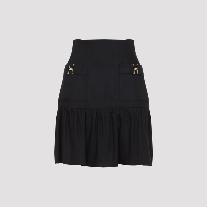 Elisabetta Franchi Mini skirts - Nero | d91079e62de81f20a863f9cb5d0b2271c4b096c7