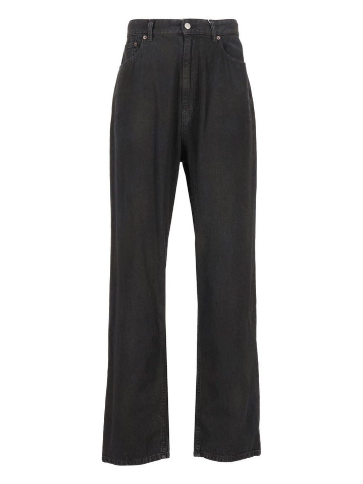 Mm6 Maison Margiela Cotton Five-Pocket Jeans - Nero | 396b3abaed1bb4ecaa05a17f74e0a15ba0242962