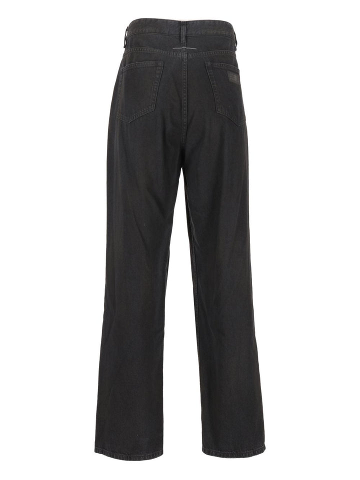 Mm6 Maison Margiela Cotton Five-Pocket Jeans - Nero | d3da4badf13a3fea020ad672fcf545135551be22