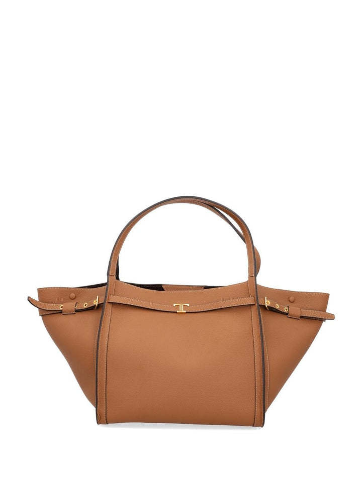 Tod's Tim Shopping Media Henkeltaschen Braun